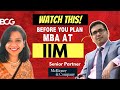 Want a high paying job know reality of iim a cat exam mba 1st ex seniorpartner mckinsey