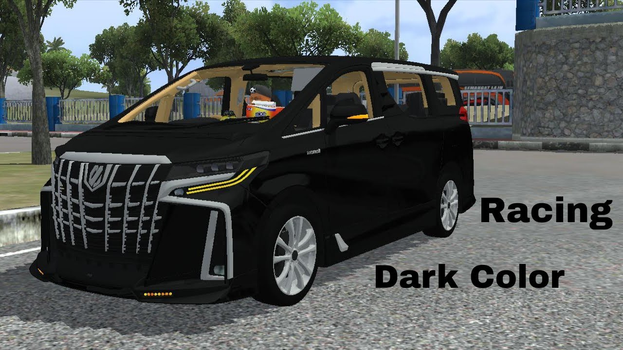 Mod Bussid Toyota Alphard Hybrid 2021 Racing Dark Color Bus Simulator Indonesia 