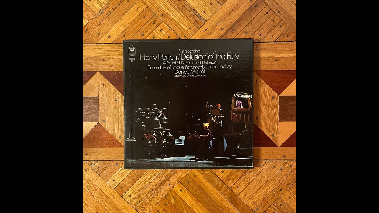 米3discs LP Harry Partch Delusion Of The Fury (A Ritual Of Dream And Delusion) M230576 	COLUMBIA MASTERWORKS /00700 Harry Partch – Delusion Of The Fury - A Ritual Of Dream And