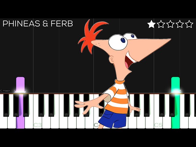 Phineas and Ferb Theme Song | EASY Piano Tutorial class=