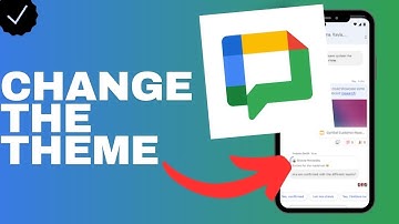 How to change the theme of the Google chat app?
