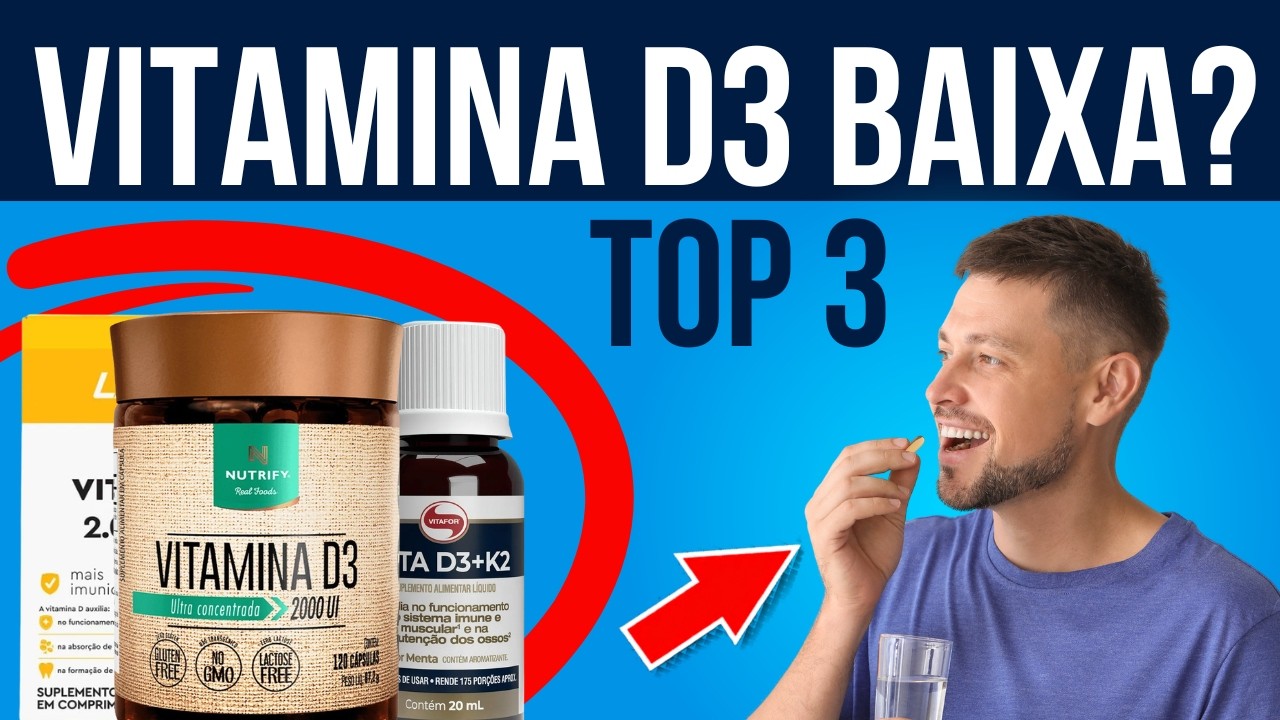 MELHOR VITAMINA D3? 🔴 Vitamina d3 qual a melhor? QUAL A MELHOR VITAMINA ...
