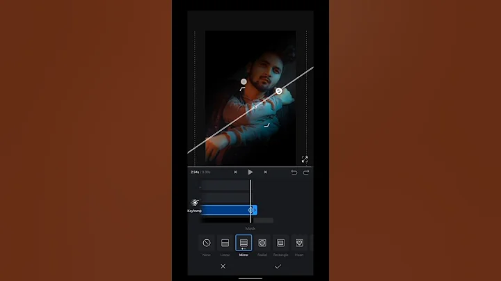 Photo Reveal in VN Video Editor App | Tutorial #shorts