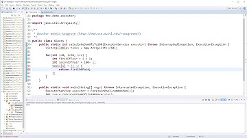 CSE 231: ExecutorService invokeAll