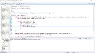 CSE 231: ExecutorService invokeAll