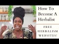 How to become a herbalist free herbalism websites