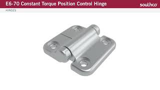 Southco E6 – 70 constant torque position control hinge