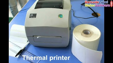 How to print linear and 2D barcode labels using barcode printer