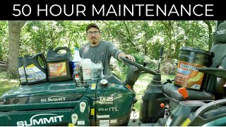 Summit TX25 Tractor - 50 Hour Maintenance - Difficult???