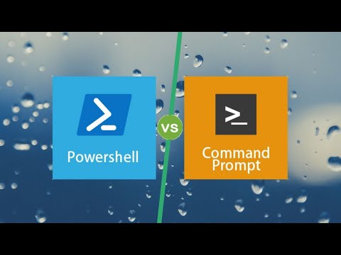PowerShell vs  Command Prompt