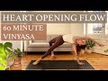 Complete Yoga Vinyasa Flow For Body And Soul 60 Min Heart Opening Yoga Complete Yoga Vinyasa Flow For Body And Soul 60 Min Heart Opening Yoga