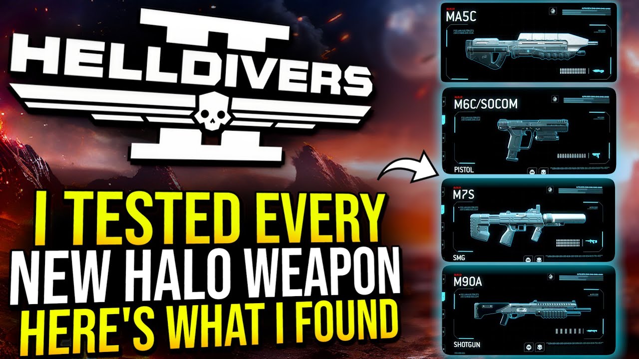 Helldivers 2 - I Tested Every NEW Halo Weapon In the Lastet Warbond, Here's my thoughts