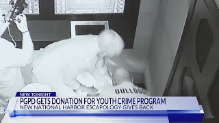 New National Harbor 'Escapology' donates to youth crime initiative in Prince George's Co.