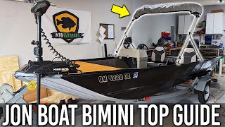 JON BOAT BIMINI TOP GUIDE  Everything you need to know!