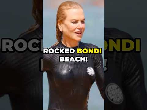 Nicole Kidman Stuns at Bondi Beach in Skintight Wetsuit!