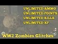 World War 2 Zombies Glitches: Best Working Zombies Glitches! WWII Zombies Glitches