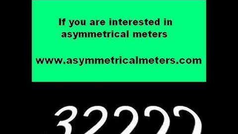 Prog - Irregular asymmetrical meters