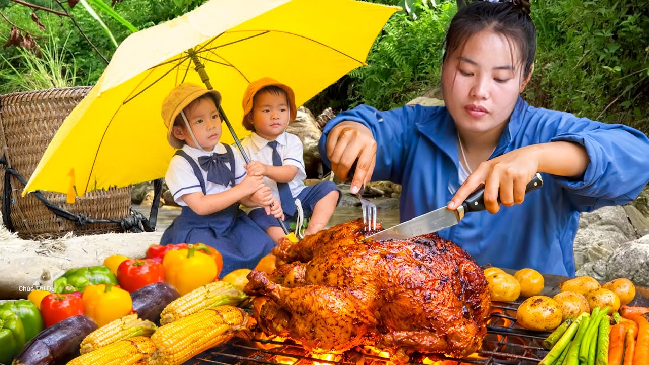 Panen Kubis Skala Besar dan Pesta Ayam Panggang Ceria untuk Si Kec