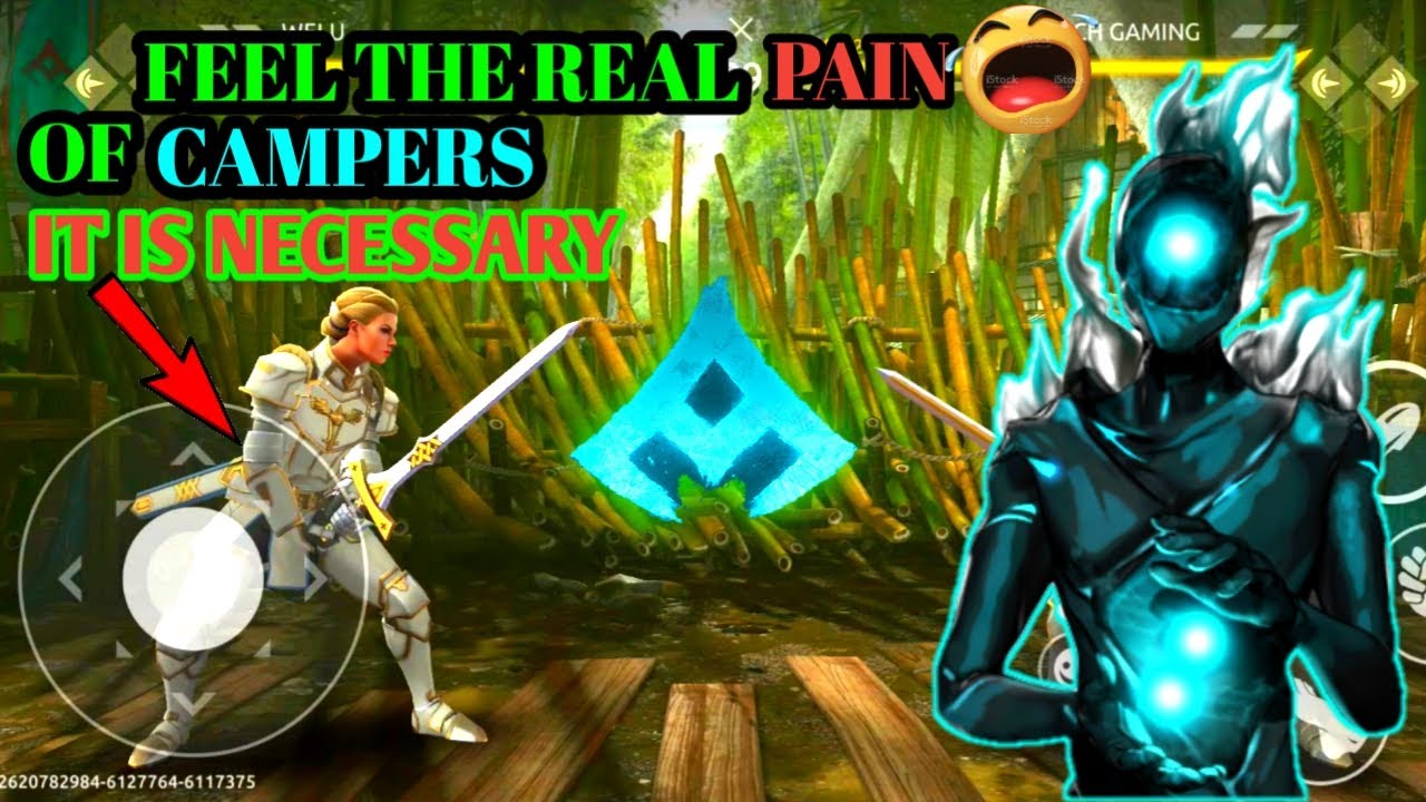 FEEL THE REAL PAIN OF CAMPERS || SHADOW FIGHT ARENA FUNNY GAMEPLAY || SHADOW FIGHT