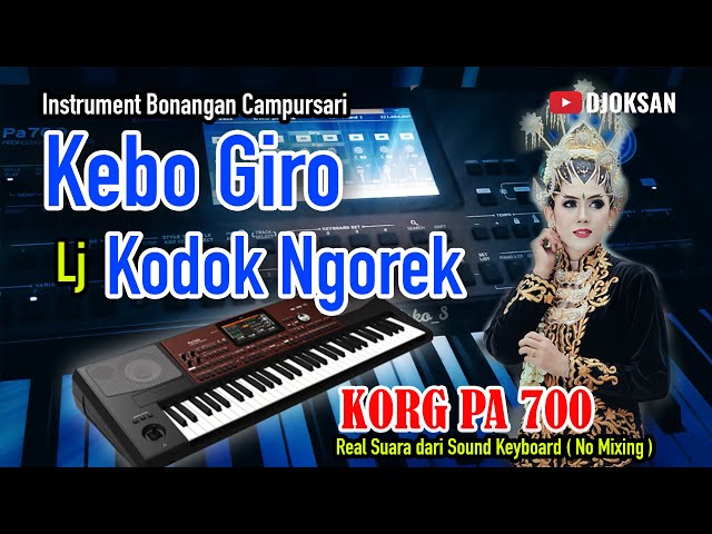 Instrumen Bonangan Kebo Giro Lj Kodok Ngorek | KORG PA700 class=