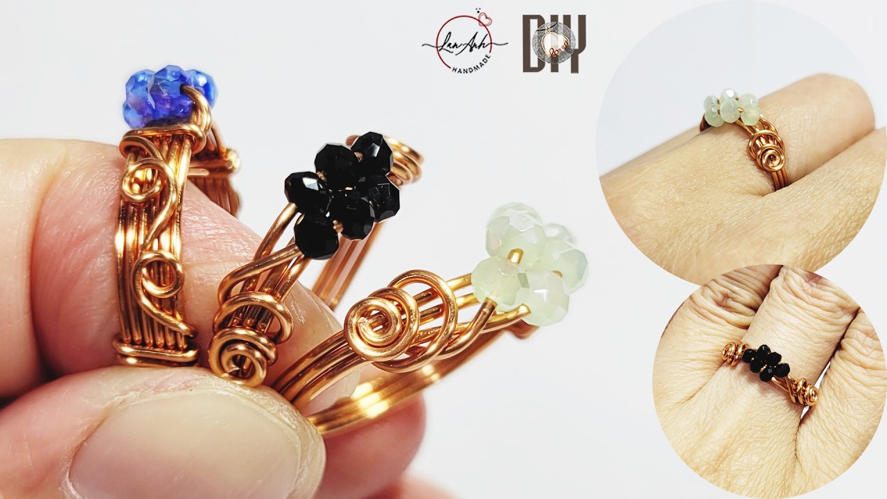 Simple Ring Patterns Simple ring | How to make easy jewelry at home for anyone 1140 - YouTube