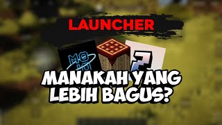 LAUNCHER MINECRAFT JAVA MANAKAH YANG PALING BAGUS DI VIDEO INI JAWABANNYA 😋🔥