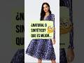 SINTÉTICO o NATURAL, Que es mejor comprar... #shorts #tipsdemoda