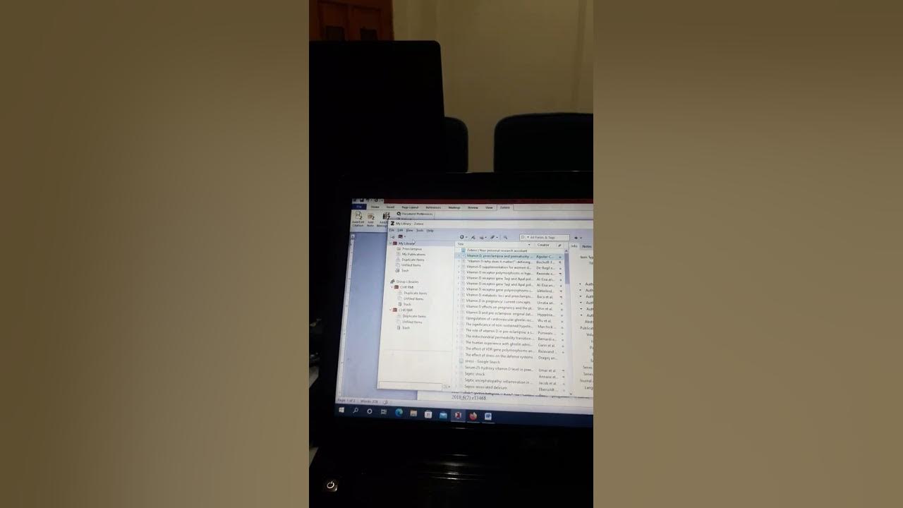 How to delete and insert ref in zotero YouTube