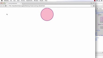 CSS3 Transform and Transition: Creating a Running Wheel using CSS3 Transform and Transition