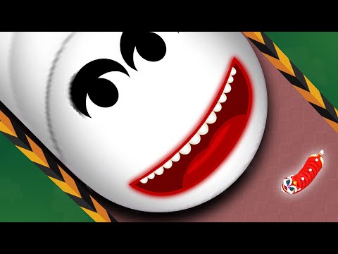 WormsZone.io Pro Giant Slither Snake Top 01 /Trolling Best World Record WormsZoneio #652