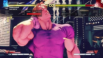 STREET FIGHTER V Cody air to air VT1 CA combo