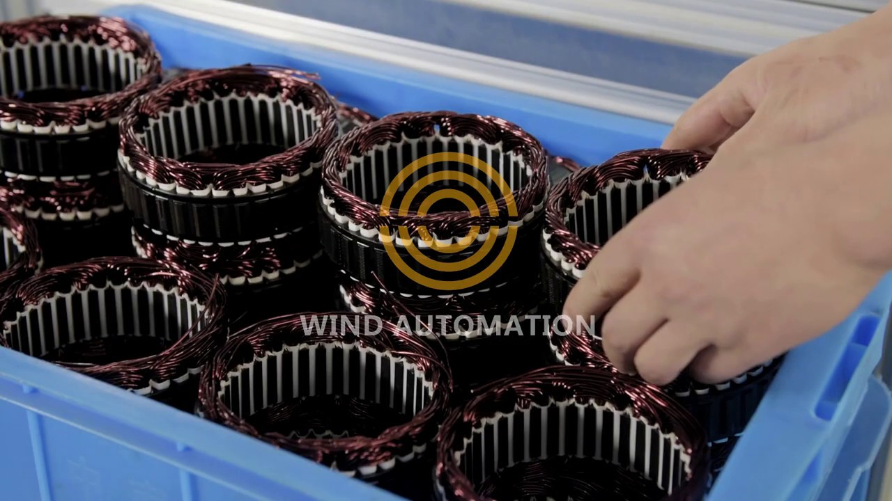 Automatic production line for  Generator Stator wave winding line-----WIND AUTOMATION