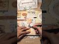 asmr creative journaling with me orang flowers themed