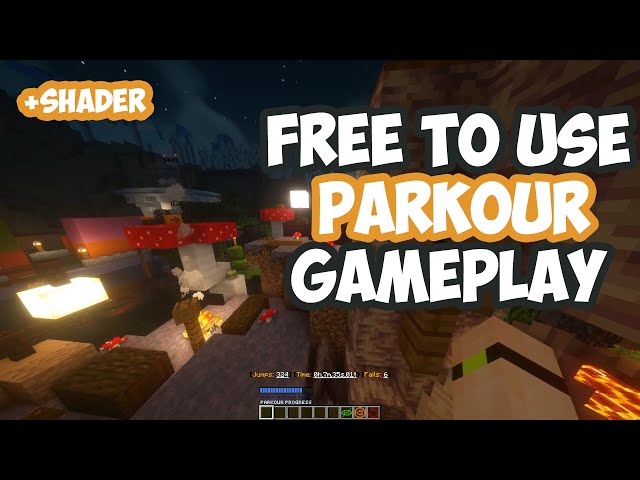 Free To Use Gameplay (No Copyright) - Minecraft with Shaders 