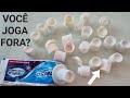 Faço MUITOS E VENDO TODOS!! Super Ideias da Reciclagem de Tampas de Creme dental DIY