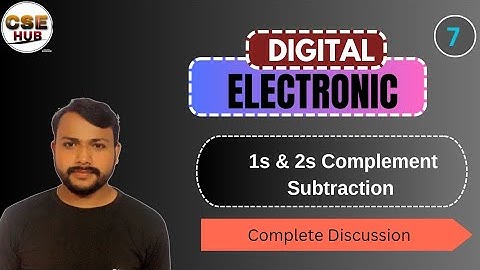 Digital Electronics| 1