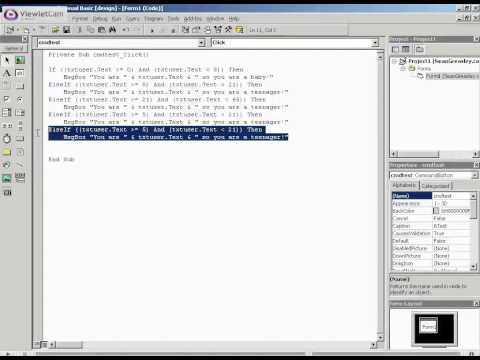 Visual Basic VB Tutorial 2.2 Operators TutorialGenius.com