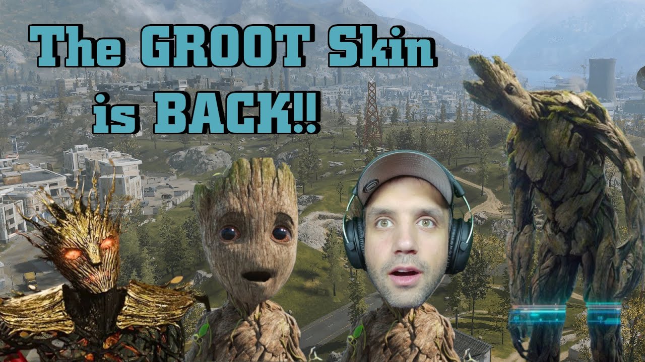 The GROOT SKIN is back in Warzone!! - YouTube
