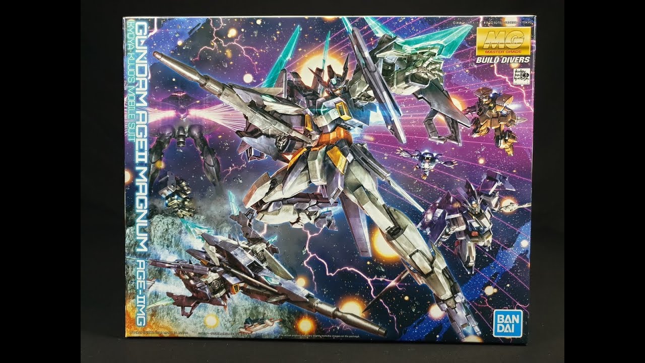 開箱]MG 1/100 鋼彈創鬥者潛網大戰 重火力型鋼彈AGE-2 冠軍機/BUILD