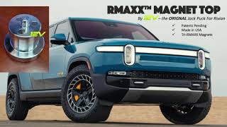 RMaxx™️ Magnet Top Jack Puck for Rivian R1T R1S by Team 1EV - Made in USA 🇺🇸 The ORIGINAL Lift Tool