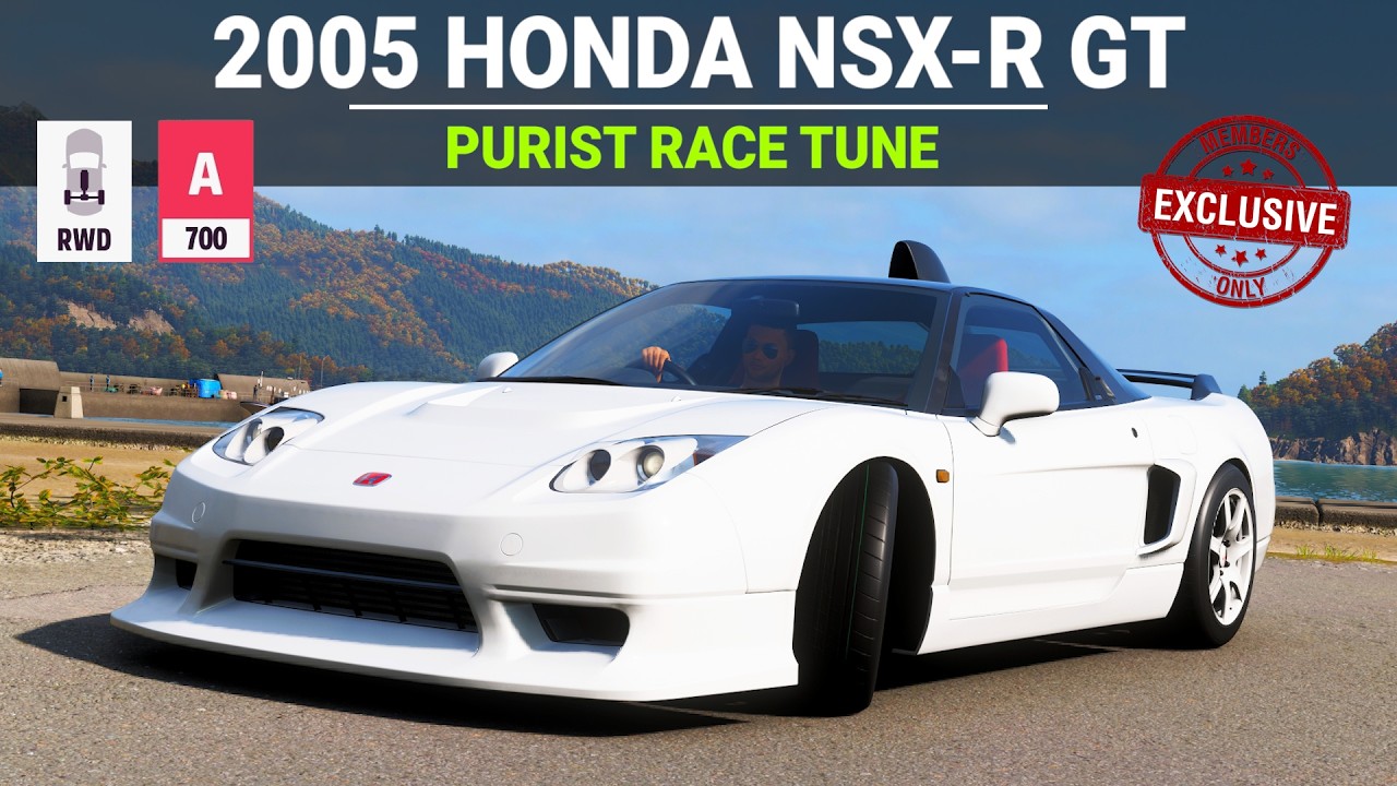 エブロ ホンダNSX 日産GTR Forza Horizon 6 - 2005 Honda NSX-R GT - Purist Race Tune (ALL