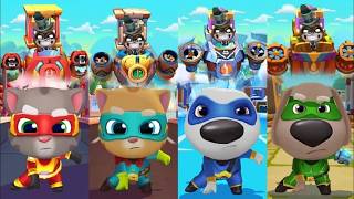 Talking Tom Hero Dash New Gameplay 2026 Superhero Adventure | Escape 4K UHD (60) FPS Fullscreen screenshot 2