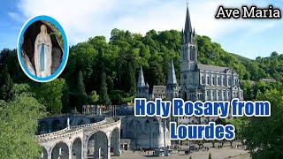 Holy Rosary from Lourdes || English Rosary || 12.05.2024