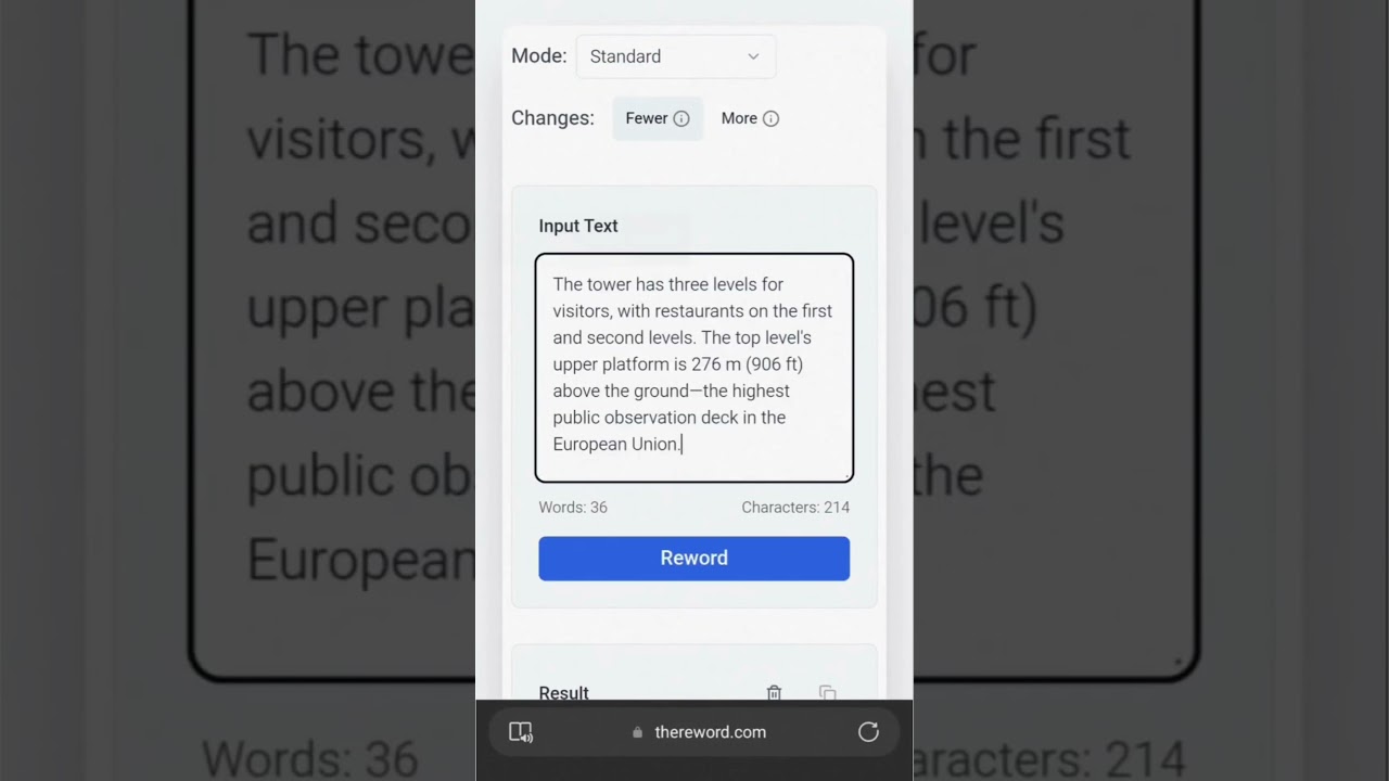 Instantly Rewrite Anything with This Reworder Tool