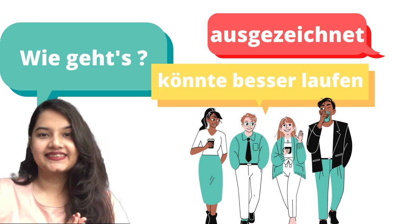 WIE GEHT'S? | How to ask HOW ARE YOU IN GERMAN | How to answer I AM ...