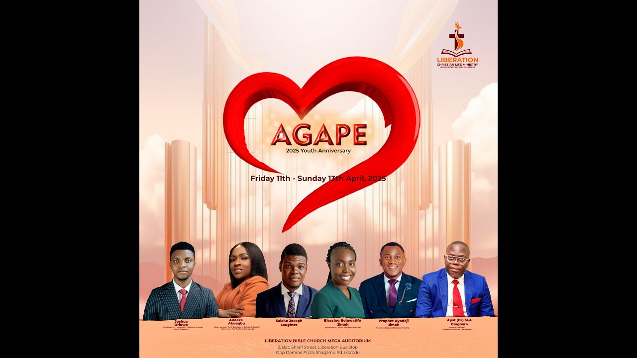 AGAPE // YOUTH CONVENTION 2025// DAY TWO MORNING SESSION//11 April 2025 ...