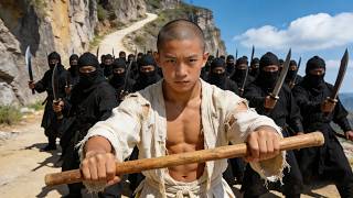 Película de Kung Fu: Los mejores asesinos vestidos de negro atacan. ¡El chico Kung Fu los derrota screenshot 5