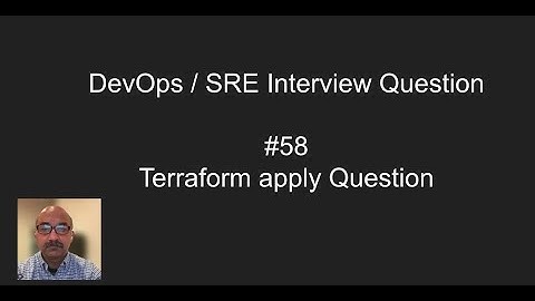 DevOps / SRE Interview Question #58 When would you use Terraform auto-apply? #devops