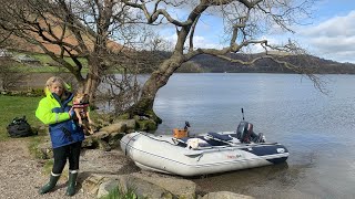 Northern Tour 24 Day 2  First day out in the boat HONWAVE T38 ie 2 on ULLSWATER