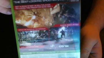 Crysis 3 Hunter Edition: Case Contents - Xbox 360